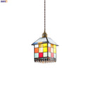 Helnys Colorful Glass LED Pendant Light - Japan Style Hanging Lights Fixtures