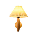 Helnys Wooden Wall Light Paper Umbrella LED Wall Lamp Sconce - Home Decor Fixture