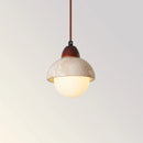 Helnys White Glass Ball LED Pendant Light - Modern Nordic Hanging Lamp
