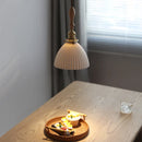 Helnys Ceramic Shade Copper LED Pendant Light - Modern Nordic Hanging Lamp