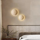 Helnys Yellow Travertine LED Wall Lamp for Living Room, Stair, Bathroom