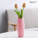 Helnys Nordic Ceramic-Style Flower Vase for Home Decor and Wedding Centerpieces