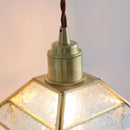 Helnys Glass LED Pendant Chandelier for Bedroom Living Room Decoration