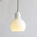 Helnys Glass Pendant Lamp Adjustable Modern Hanging Light