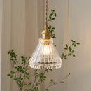 Helnys Clear Glass LED Pendant Light - Nordic Modern Kitchen Hallway Interior Decor