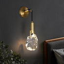 Helnys Crystal LED Wall Lights - Nordic Copper Modern Indoor Decor Wandlamp