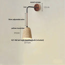 Helnys LED Wall Lamp Yellow Travertine Stone Nordic Modern Stair Light