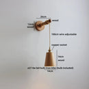Helnys Wooden LED Wall Sconce | Japan Style Home Lighting Fixtures