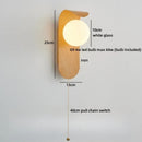 Helnys Glass Ball LED Wall Lamps - Bedroom Staircase Bathroom Mirror Light