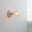 Helnys Ceramic LED Wall Lamp Sconce Minimalist Japan Style Stair Light