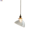 Helnys Nordic Glass LED Pendant Light for Reading Living Dining Room