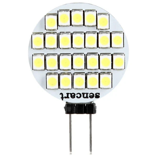 Helnys G4 LED Bulb 12V 3W 24 SMD3528 270LM Warm White/White Light 10pcs