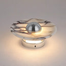 Helnys Round Bulgari Stone Shade Pull Chain Switch LED Wall Lamp for Luxury Living Room