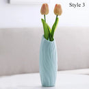 Helnys Nordic Ceramic-Style Flower Vase for Home Decor and Wedding Centerpieces