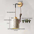 Helnys Adjustable Wall Light with Pull Chain Switch - Nordic Modern Design