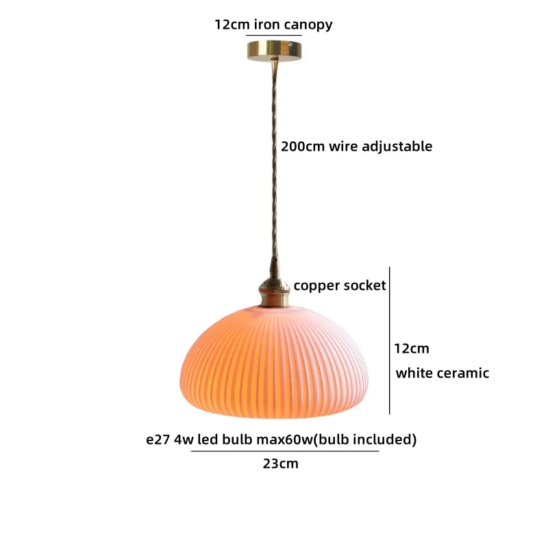 Helnys Nordic Glass Pendant Chandelier - Modern LED Hanging Lamp for Living Room & Bedroom