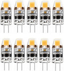 Helnys COB LED G4 Bulb 1W 80LM 2700K~6500K Bi-pin Lights 10pcs