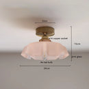 Helnys Nordic Milky Yellow Glass LED Pendant Lights for Home Indoor Lighting