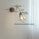 Helnys Copper Rotate Arm LED Wall Light - Nordic Modern Design