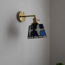 Helnys Peace Pigeon Tiffany Style Colorful Glass LED Wall Light