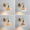 Helnys Ceramic LED Wall Lights Japan Modern Home Decor Sconce Murale