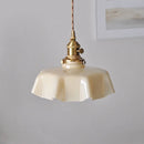 Helnys Yellow Glass LED Pendant Light Fixture | Nordic Modern Home Decor Bar Hotel