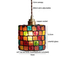 Helnys Clear Glass LED Pendant Lights Modern Hanging Lamp for Home Decor