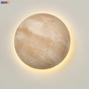 Helnys Moon LED Wall Lights Travertine Wall Lamp Japan Style