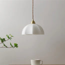 Helnys White Glass LED Pendant Lamp Modern Nordic Hanging Lights for Home