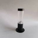 Helnys 12W LED Stainless Steel Garden Path Lights Set - Black Silver