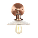 Helnys Industrial Loft LED Wall Lights Plug In Iron Bedside Lamp for Bedroom