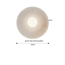 Helnys LED Round Wall Lamp Sconce Japanese Style Indoor Decor Light