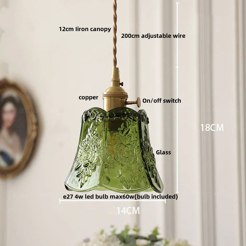 Helnys Clear Glass LED Pendant Lamp - Nordic Modern Minimalism Hanging Light