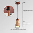 Helnys Vintage Yellow Travertine LED Pendant Light Chandelier Bar Cafe Hanging Lamp