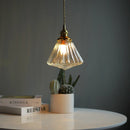 Helnys Modern Glass Pendant Lamp with Adjustable Copper Socket for Home Decor