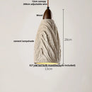 Helnys Modern LED Pendant Lamp Cement Wood Hanging Light