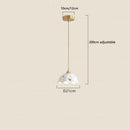 Helnys Butterfly Ceramic Copper LED Pendant Lamp, Nordic Modern Hanglamp for Home Indoor Decor