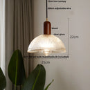 Helnys Glass Pendant Light Fixture Nordic Modern Chandelier Hang Lamp