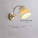 Helnys Rotatable Wood LED Wall Sconce 2 Arms Stair Light