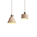 Helnys Yellow Cave LED Pendant Light - Modern Nordic Copper Socket Hanglamp