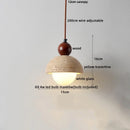 Helnys Wood Canopy LED Pendant Lights - Japanese Style Hang Lamp