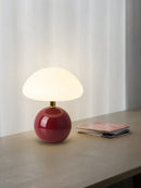 Helnys Moon Desk Lamp - White/Pink/Red/Beige/Orange Stromatolite Bedside Light