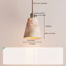 Helnys Yellow Cave LED Pendant Light - Modern Nordic Copper Socket Hanglamp