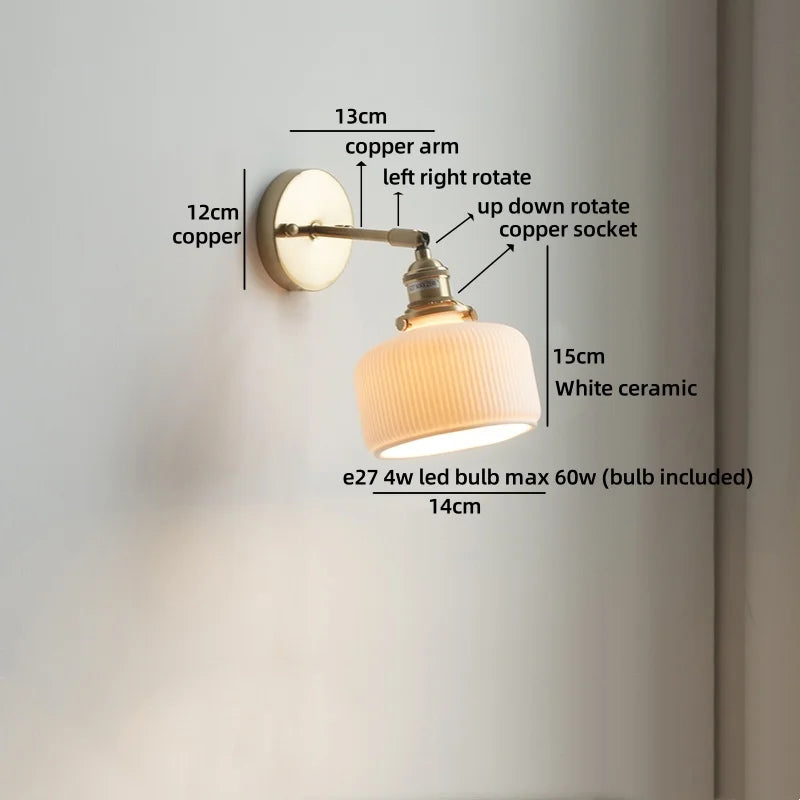 Helnys Nordic LED Wall Lamp Kids Room Living Room Decor Stair Light Fixture