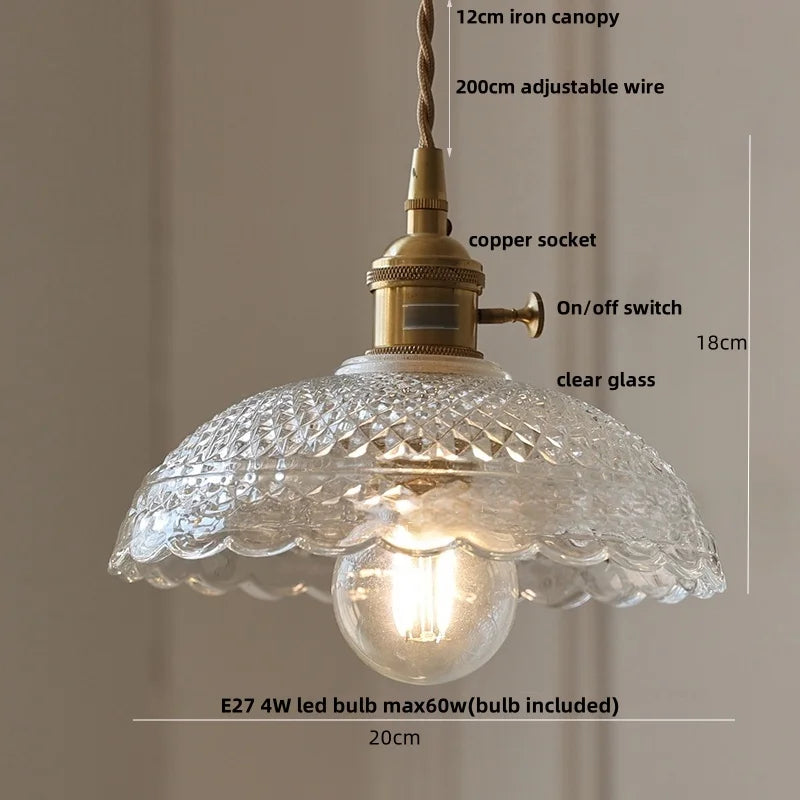Nordic Modern Helnys LED Pendant Light Fixture with Adjustable Wire & Knob Switch
