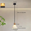 Helnys Ceramic LED Pendant Light for Home Indoor Decor - Modern Hanging Lamp