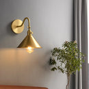 Helnys Copper LED Wall Lights with Pull Chain Switch for Indoor Home Lighting