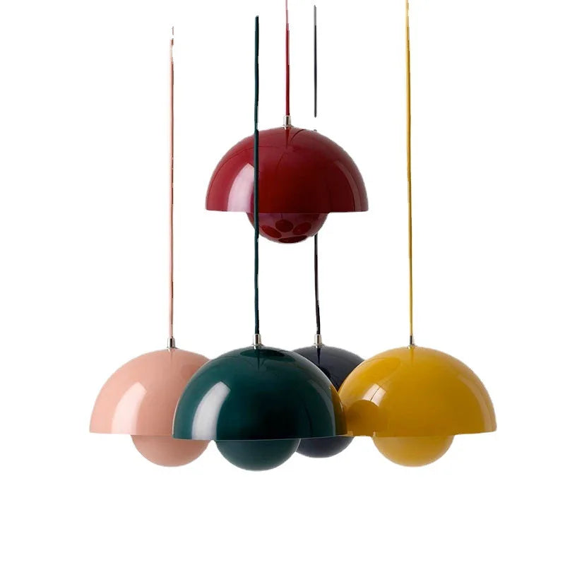 Helnys Flower Bud LED Pendant Lights - 10 Colors, Nordic Modern Hanging Lamp