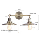 Helnys Vintage LED Wall Lamp with Pull Chain Switch