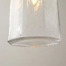 Helnys Clear Glass LED Pendant Lamp Modern Nordic Style Adjustable Hanging Light